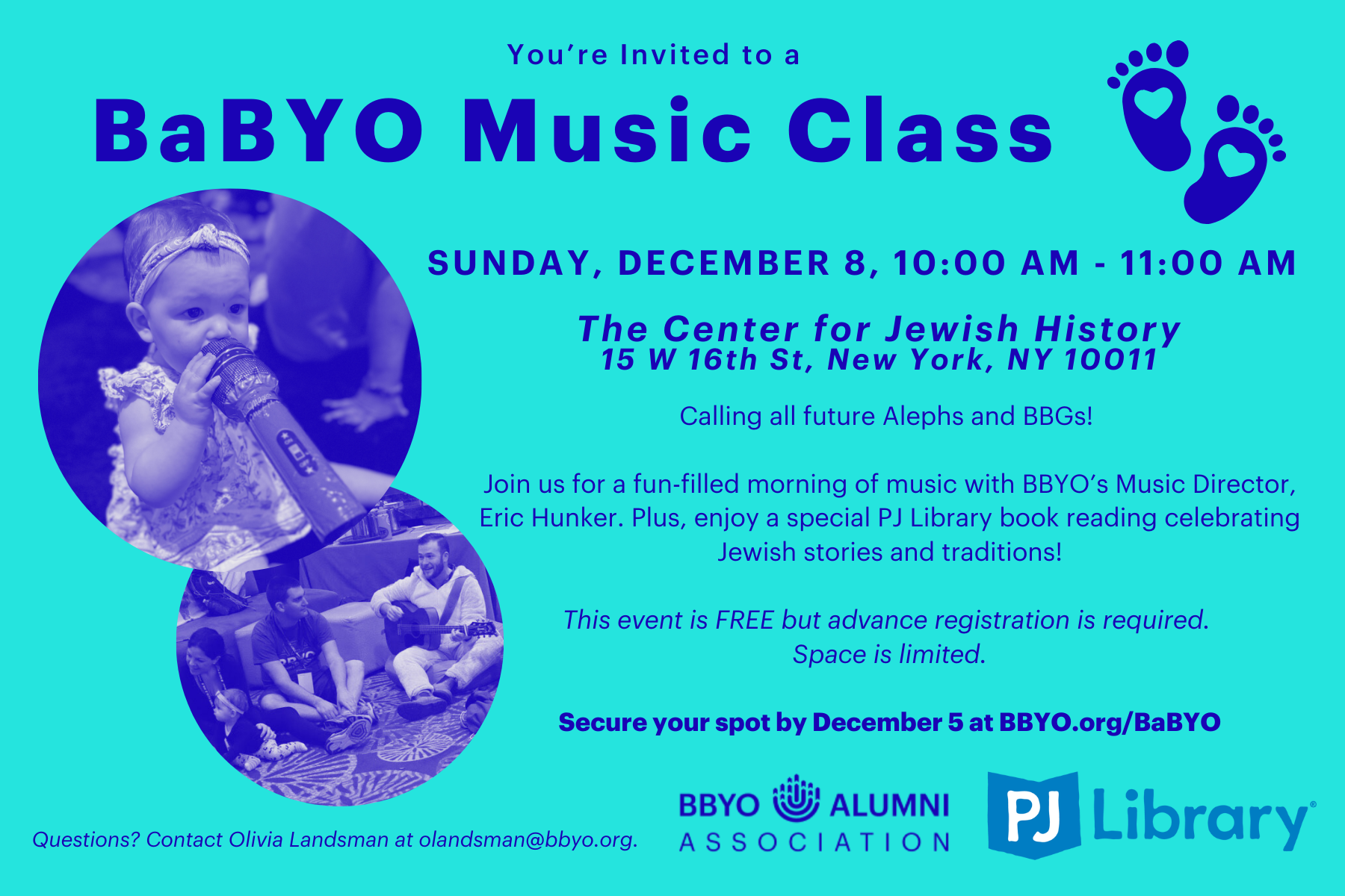 BaBYO: Baby Music Class at The Center for Jewish History 